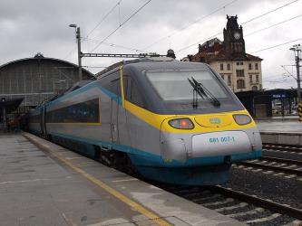 CD train in Prague